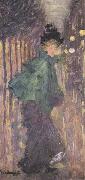 Maurice Prendergast Lady on the Boulevard china oil painting artist